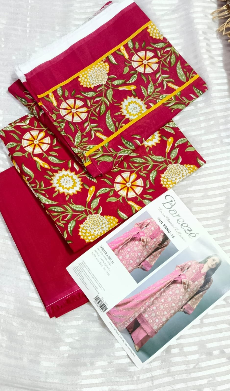  3 Pieces Lawn